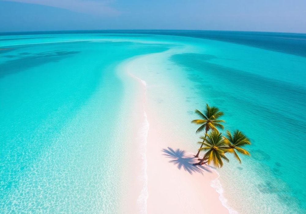 Turquoise waters and white sand at Radhanagar Beach, Havelock Island, Andaman